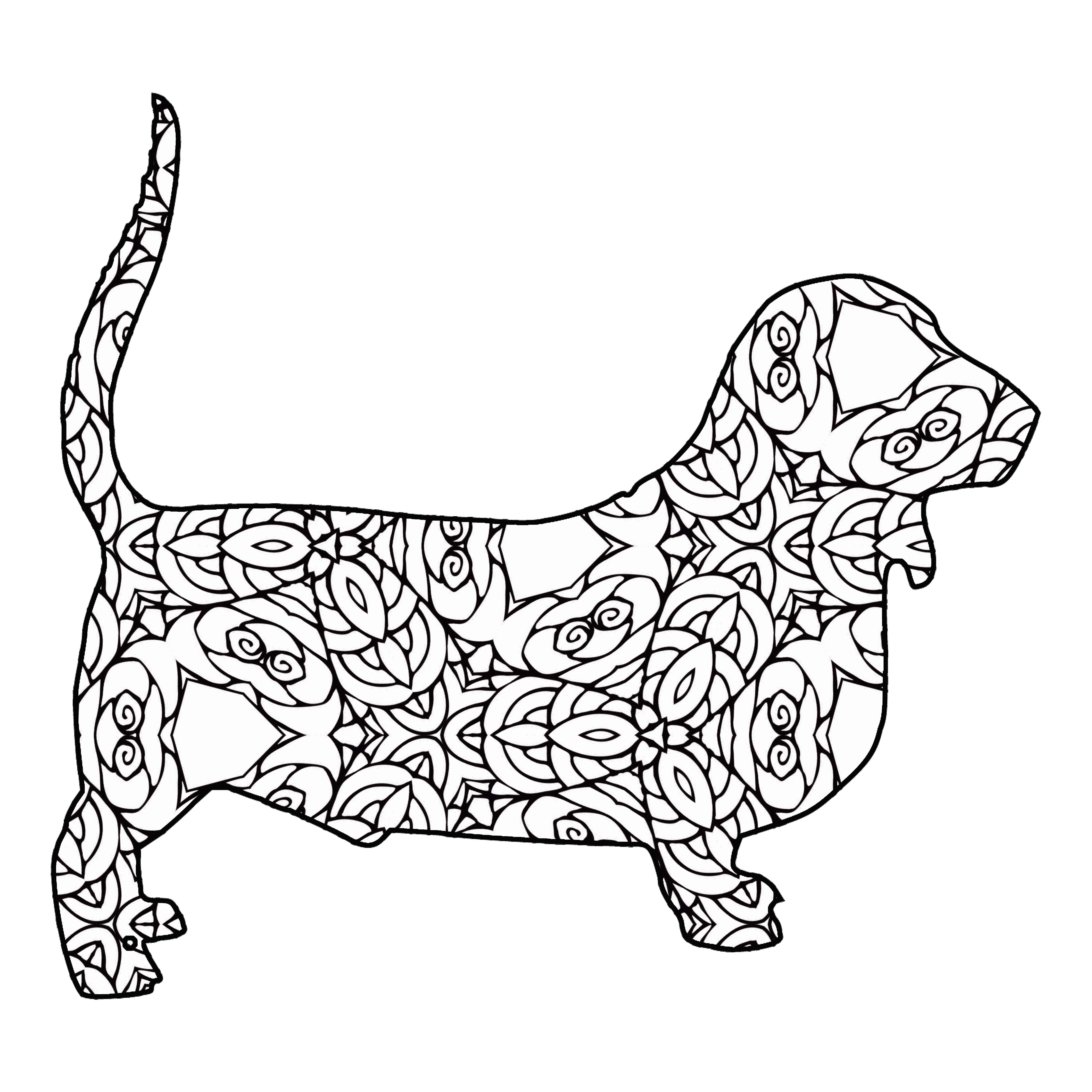 30 Free Coloring Pages A Geometric Animal Coloring Book Just for You