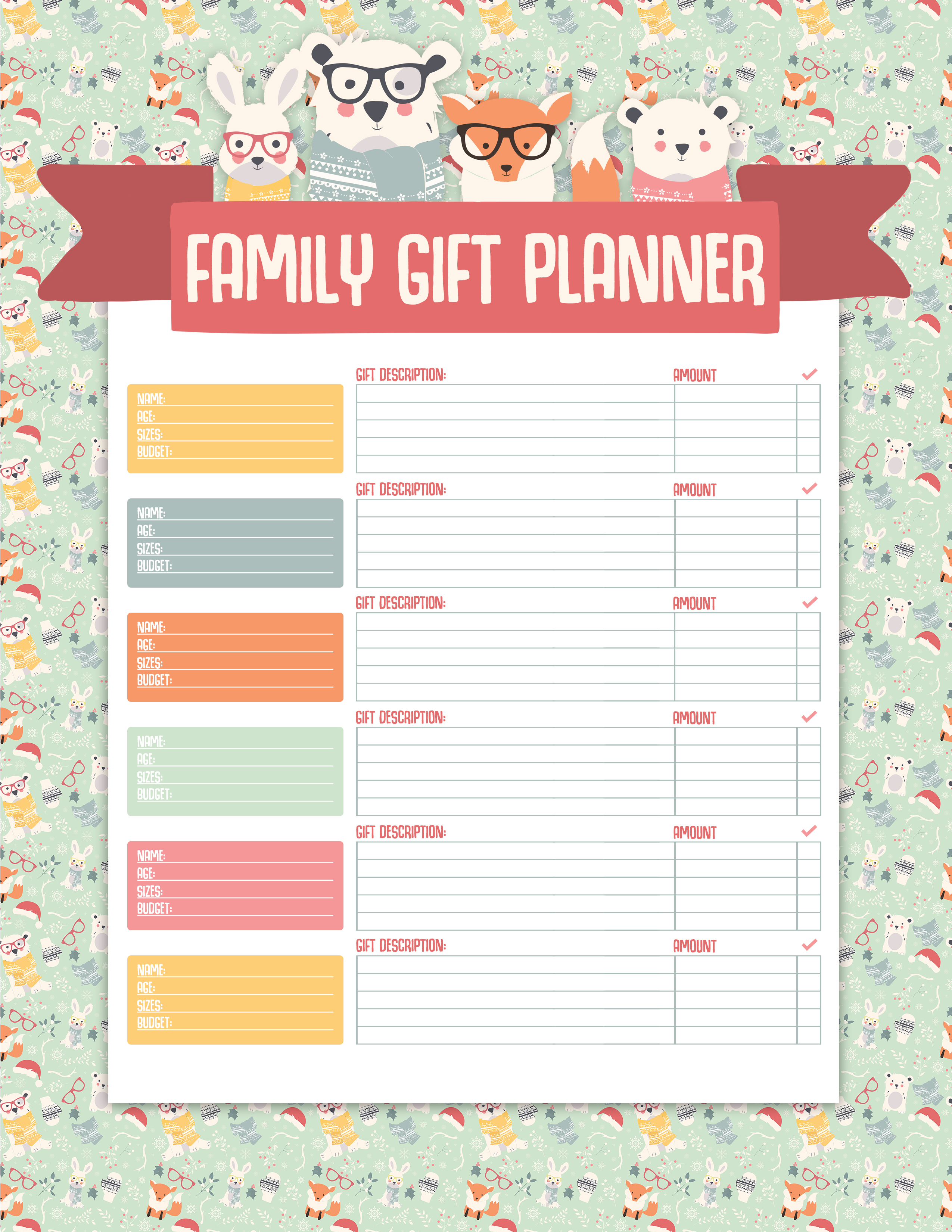Free Printable Christmas Planner The Cottage Market