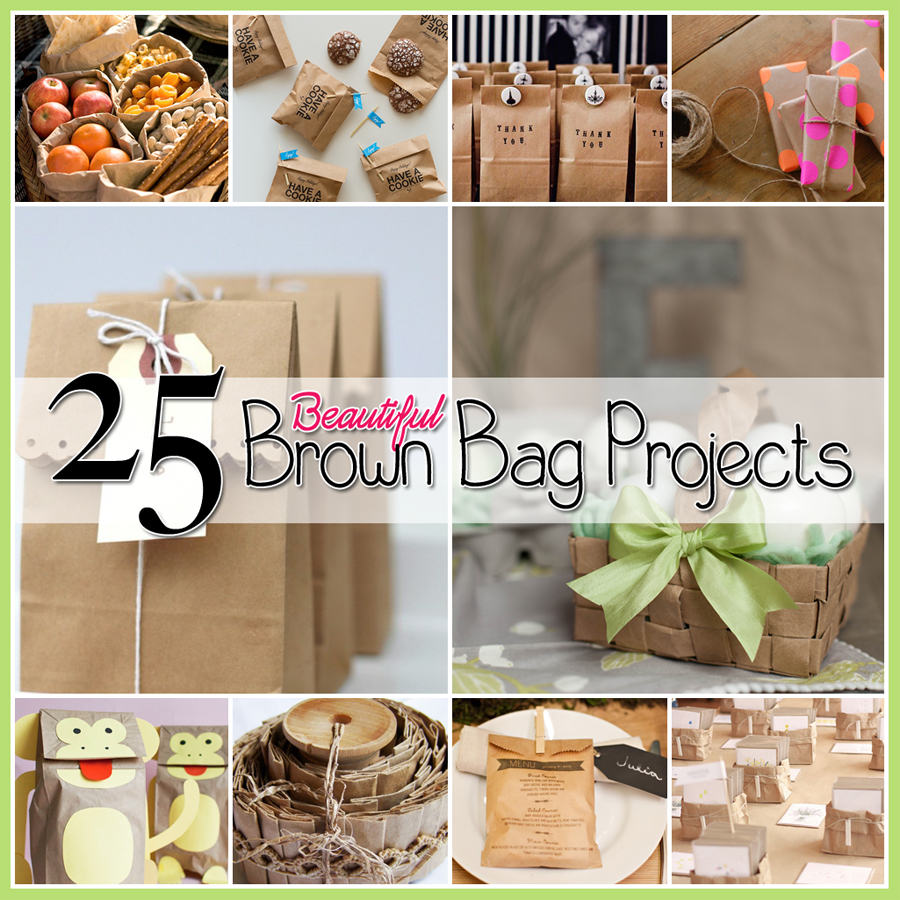 25 Brown Bag Crafts Create and Recycle - The Cottage Market