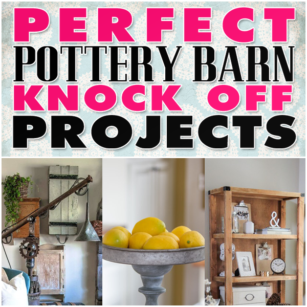12 Easy-To-Make Pottery Barn Knock Off Projects| Pottery Barn, Pottery Barn Ideas, Pottery Barn Knock Off DIY, Pottery Barn, Pottery Barn Decor Ideas, Home Decor, Home Decor Ideas, DIY , DIY Home Decor 