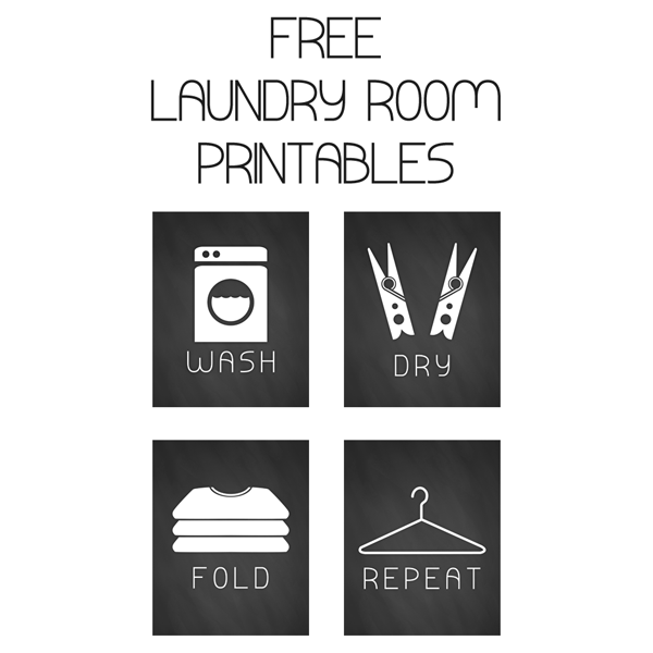 Free Printable Laundry Room Chalkboard Art The Cottage Market