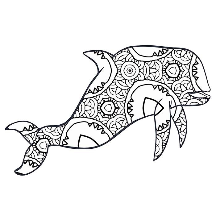 30 Free Coloring Pages /// A Geometric Animal Coloring ...