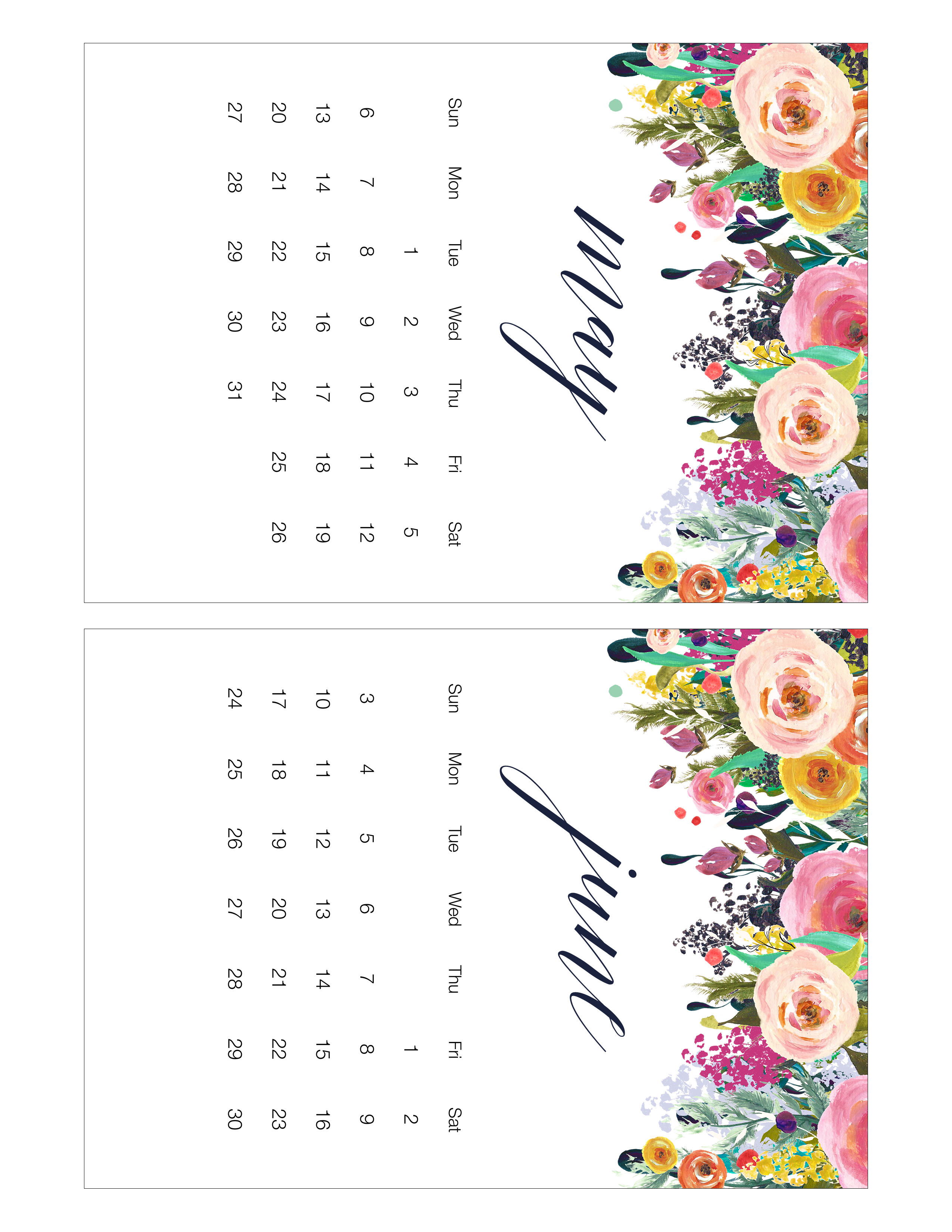 free-printable-2018-floral-5x7-calendar-the-cottage-market