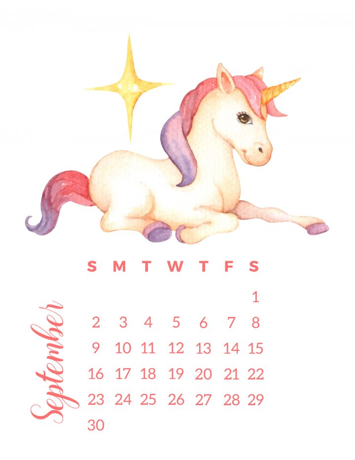 free-printable-2018-watercolor-unicorn-calendar-the-cottage-market