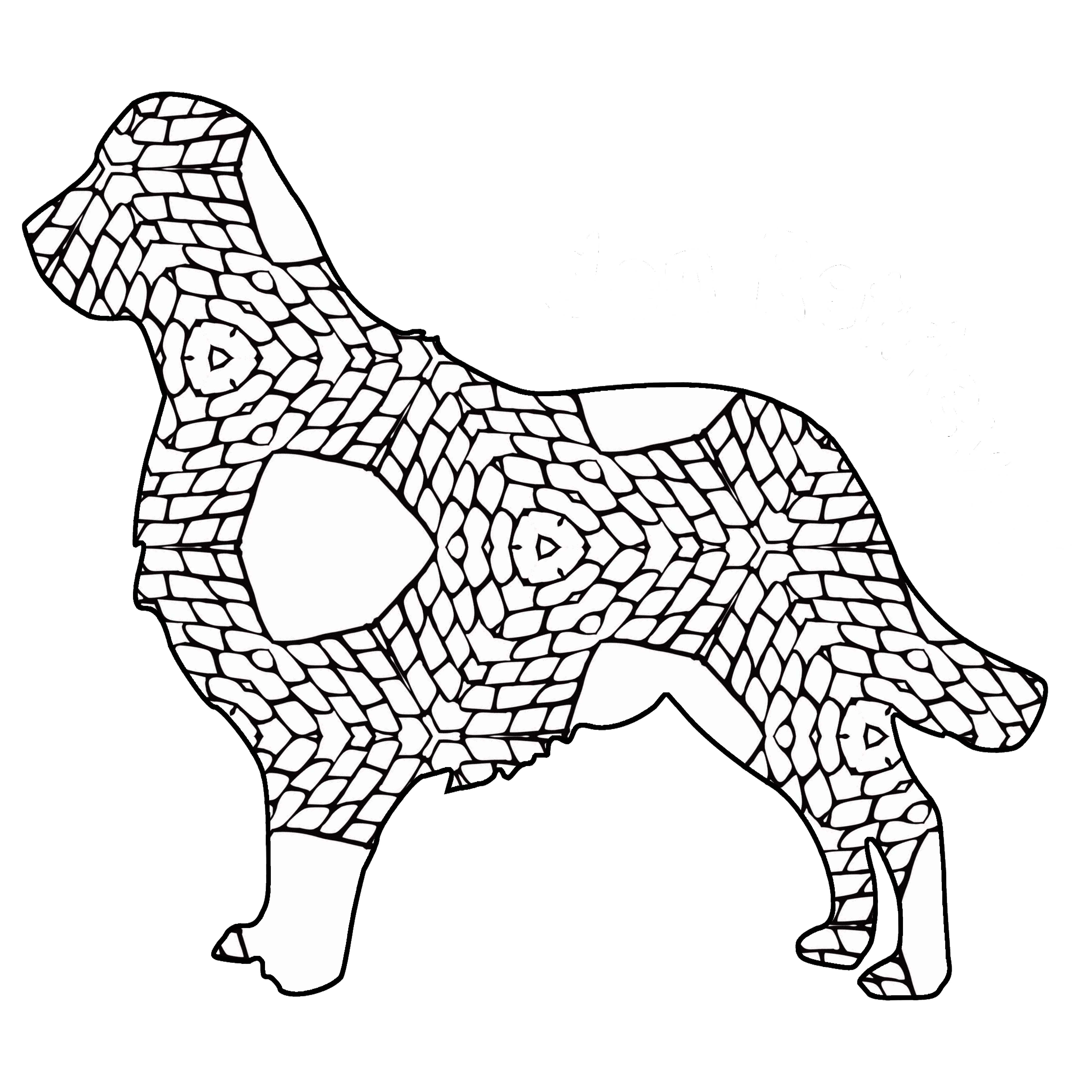 30 Free Printable Geometric Animal Coloring Pages | The ...