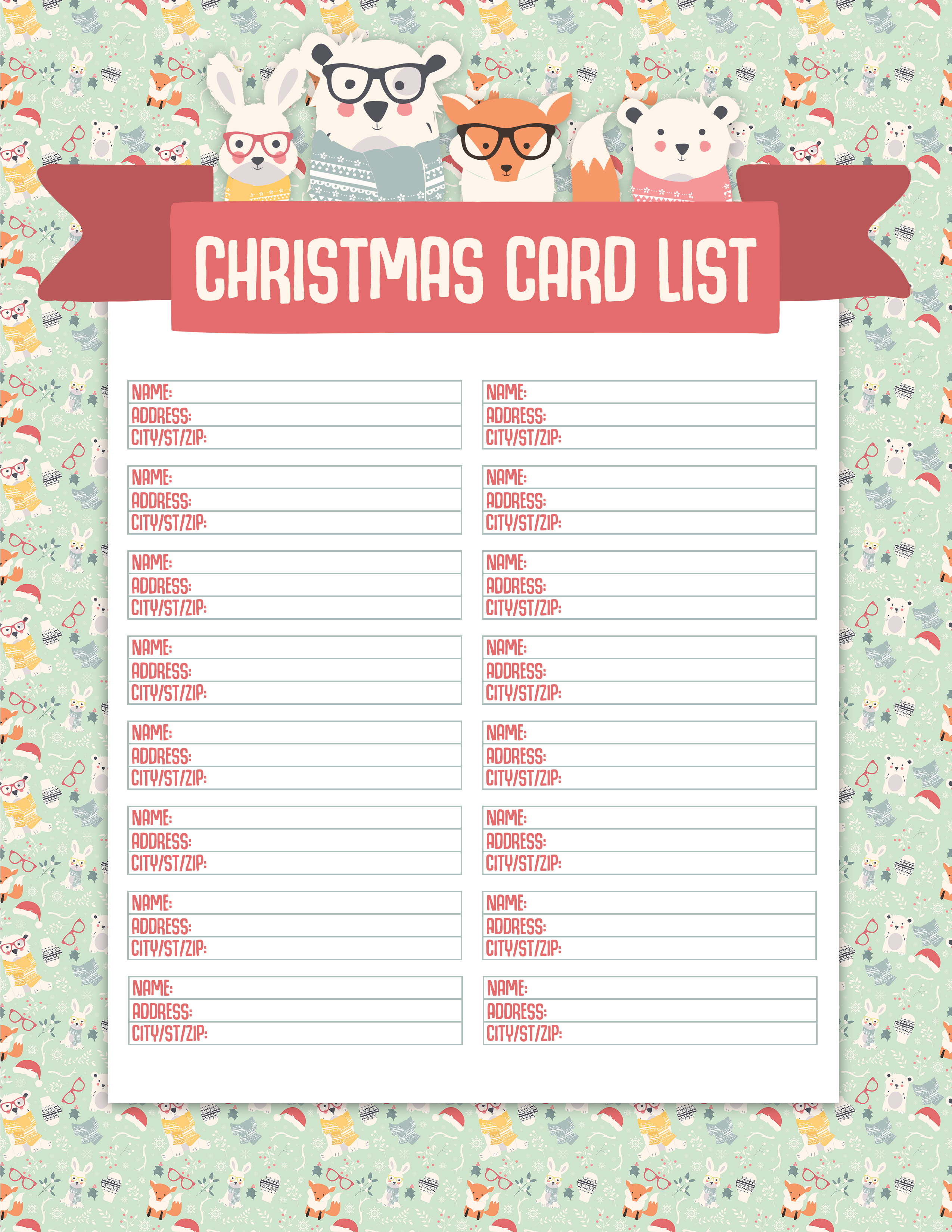 Free Printable Christmas Planner Pack The Cottage Market