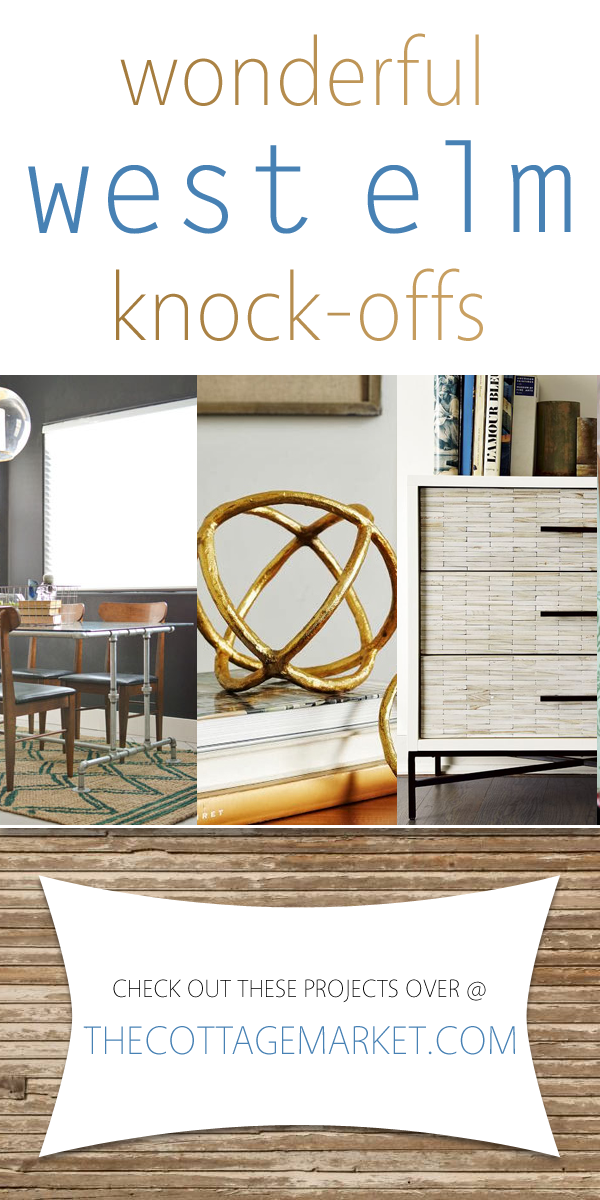 Wonderful West Elm Knock Offs - perfect projects for the West Elm lover on a budget