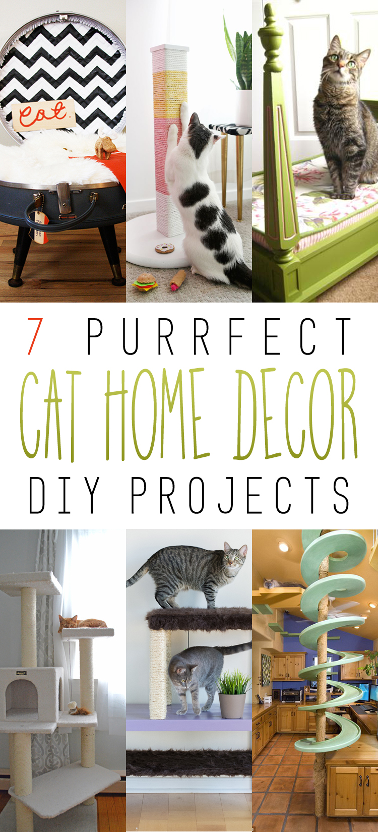 7 Purrfect Home Decor Cat DIY Projects - The Cottage Market