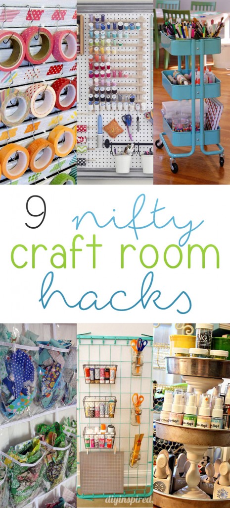 9 Nifty Craft Room Hacks - The Cottage Market