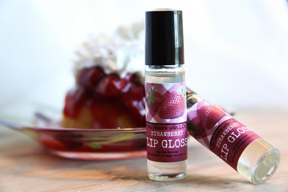 Girls and their lip gloss... these berry lip glosses are too cute