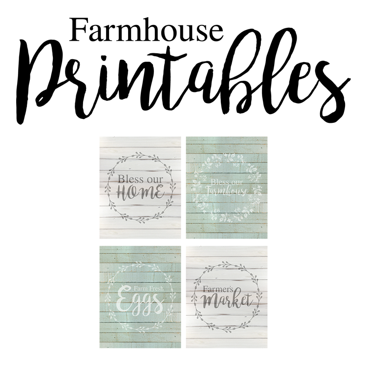 Check out these farmhouse free printables for cute inspirational quotes. 