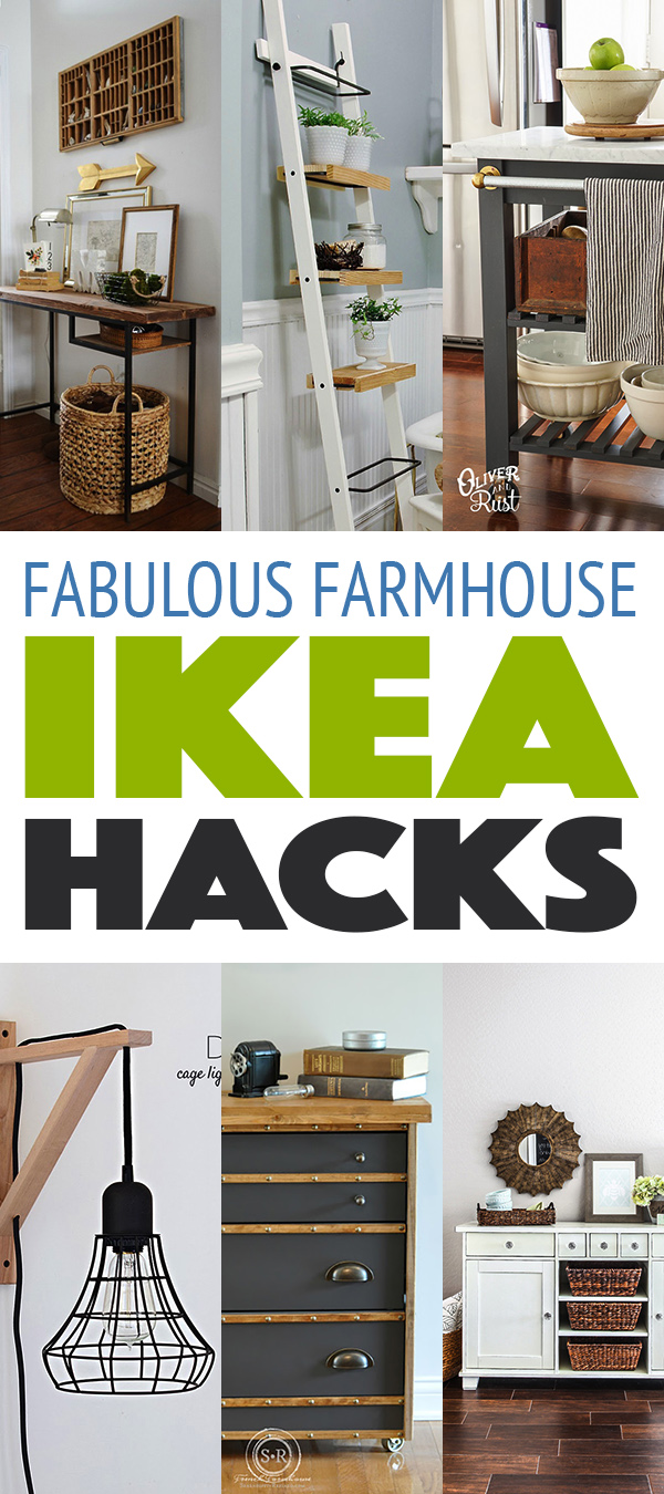 Fabulous Farmhouse Style IKEA Hacks