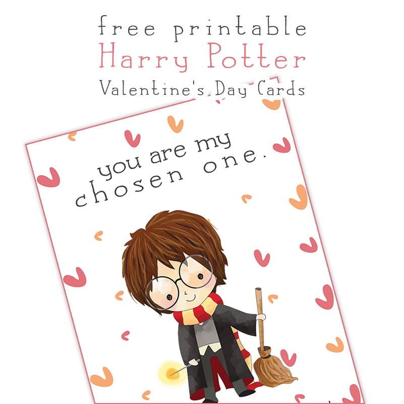 Free Printable Harry Potter Valentine's Day Cards The Cottage Market