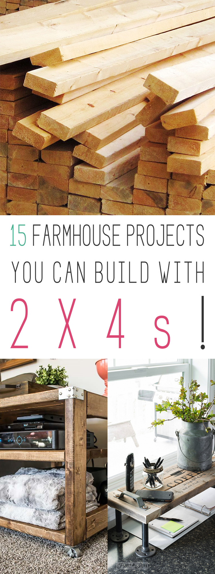 Beautiful Budget Friendly Farmhouse Projects You Can Build With 2X4s - The Cottage Market