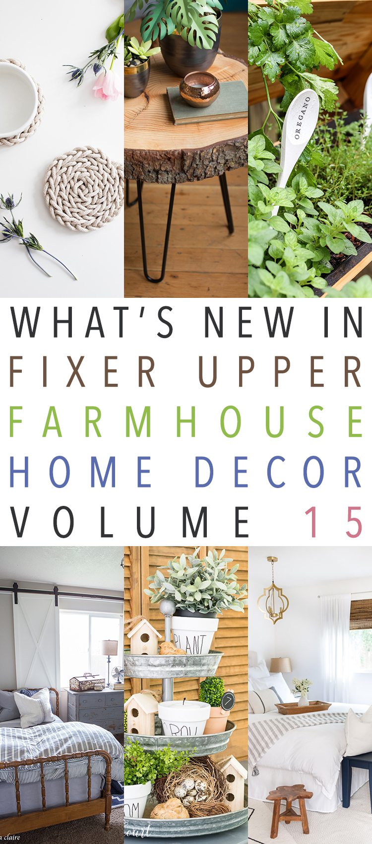 What’s New In Fixer Upper Farmhouse Home Decor Volume 15 - The Cottage ...