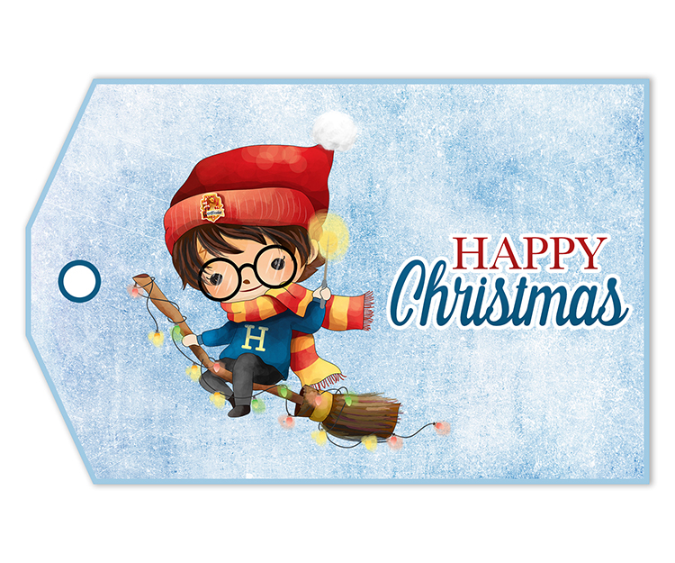 Free Printable Harry Potter Christmas Tags - The Cottage 