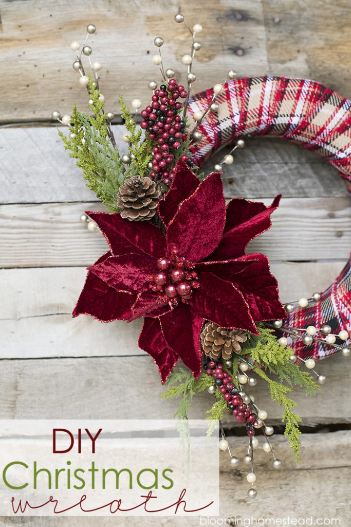 Let's explore this fabulous Collection of Perfect DIY Farmhouse Christmas Wreaths.  Each one is unique, beautiful and has tons of Farmhouse Charm. You might have a problem choosing.