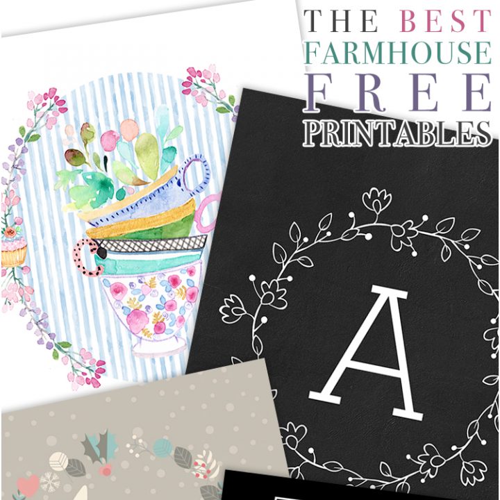 The Best Farmhouse Free Printables - The Cottage Market