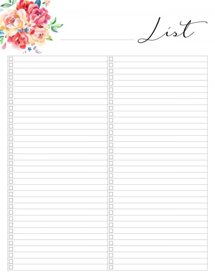Printable Blank Page That are Irresistible | Tristan Website