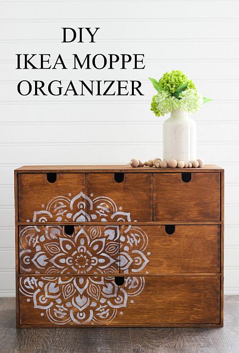 The unique DIY design in this IKEA moppe hack is so easy to recreate