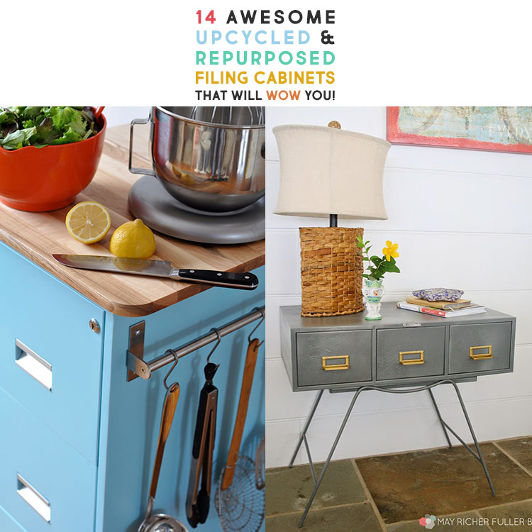 14 awesome upcycled and repurposed filing cabinets that will wow you