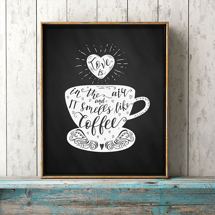 Free Printable Farmhouse Chalkboard Coffee Wall Art The Cottage Market