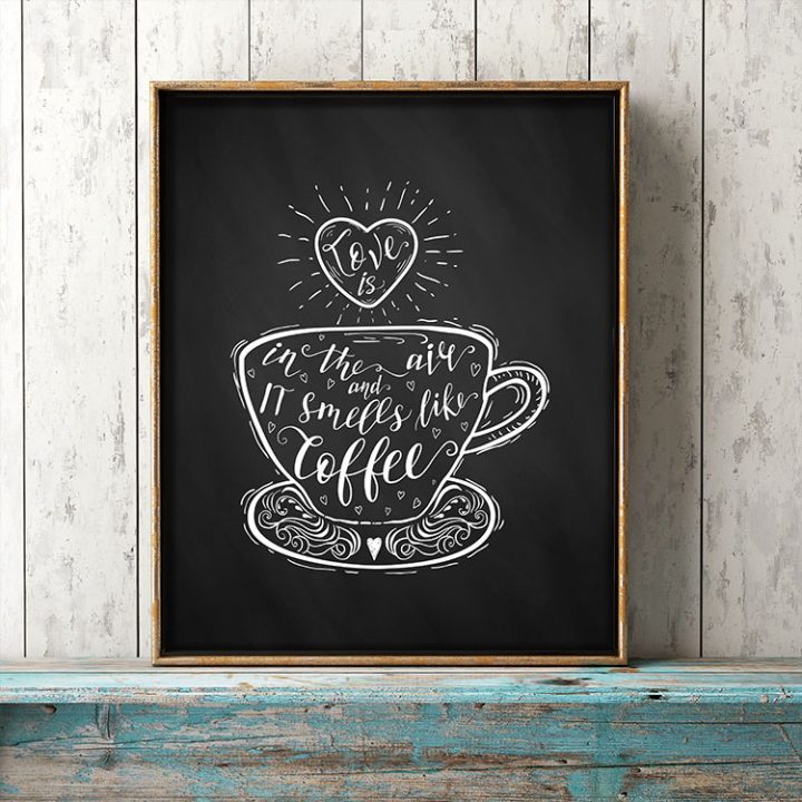 Free Printable Farmhouse Chalkboard Coffee Wall Art The Cottage Market