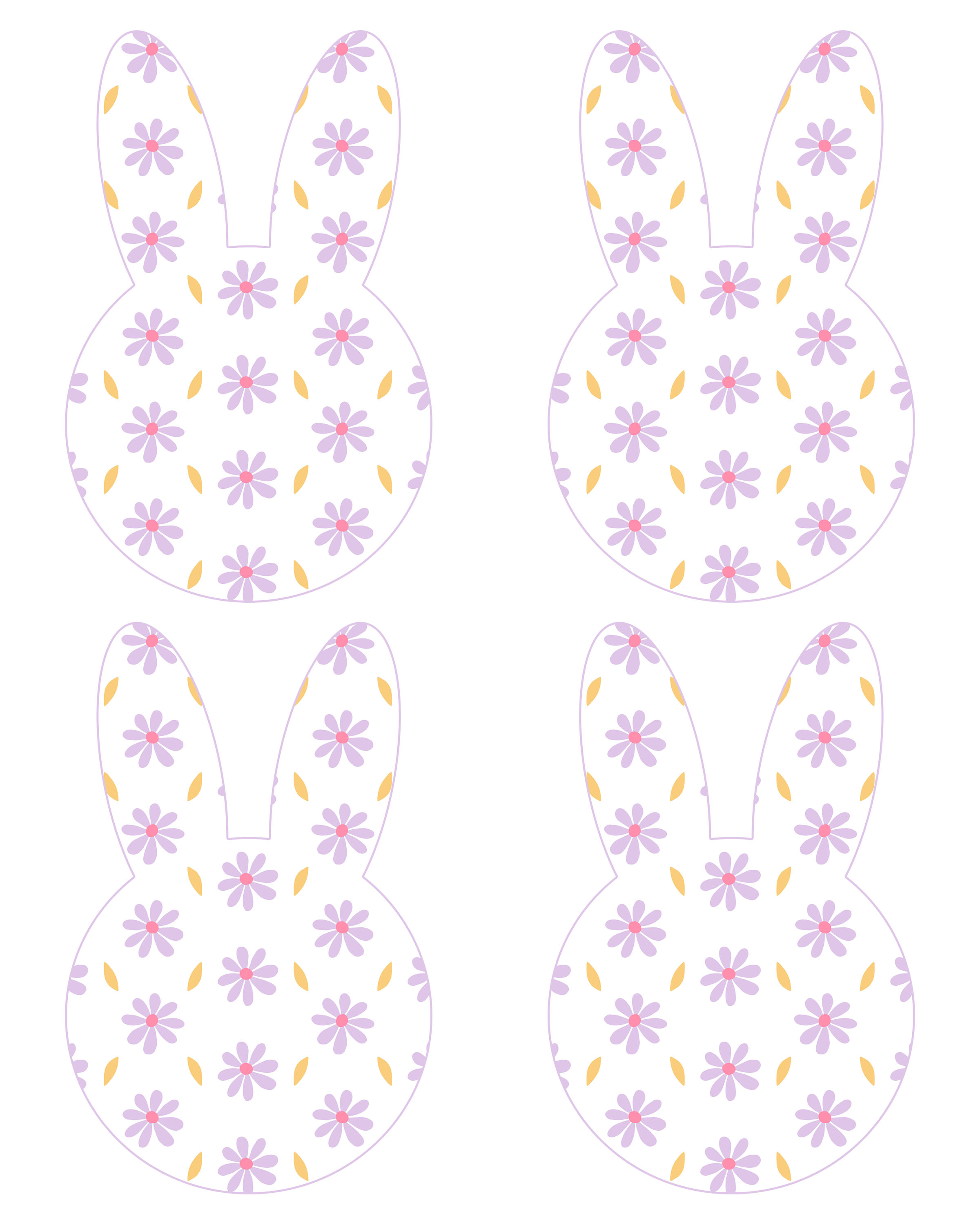 Free Printable Easter Bunny Banner The Cottage Market