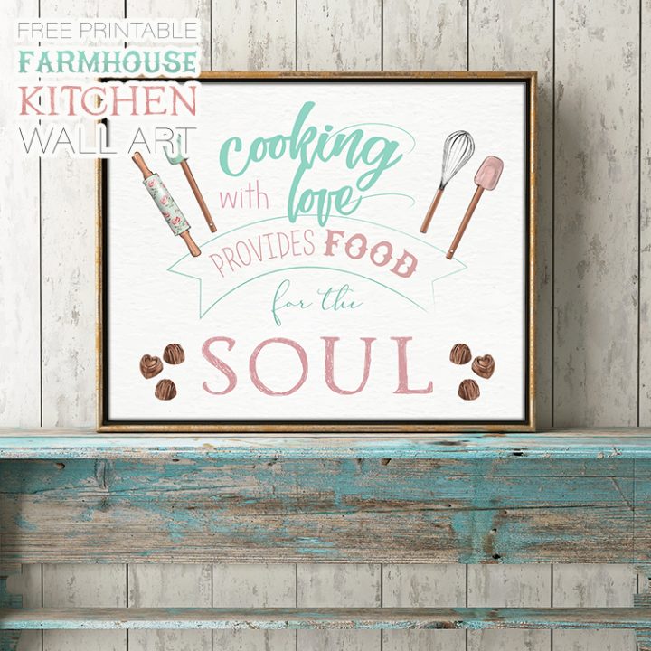 Free Printable Farmhouse Kitchen Wall Art - The Cottage Market