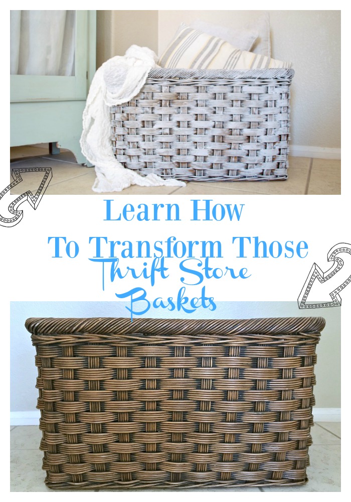 Breathe new life into those thrift store woven baskets with simple techniques