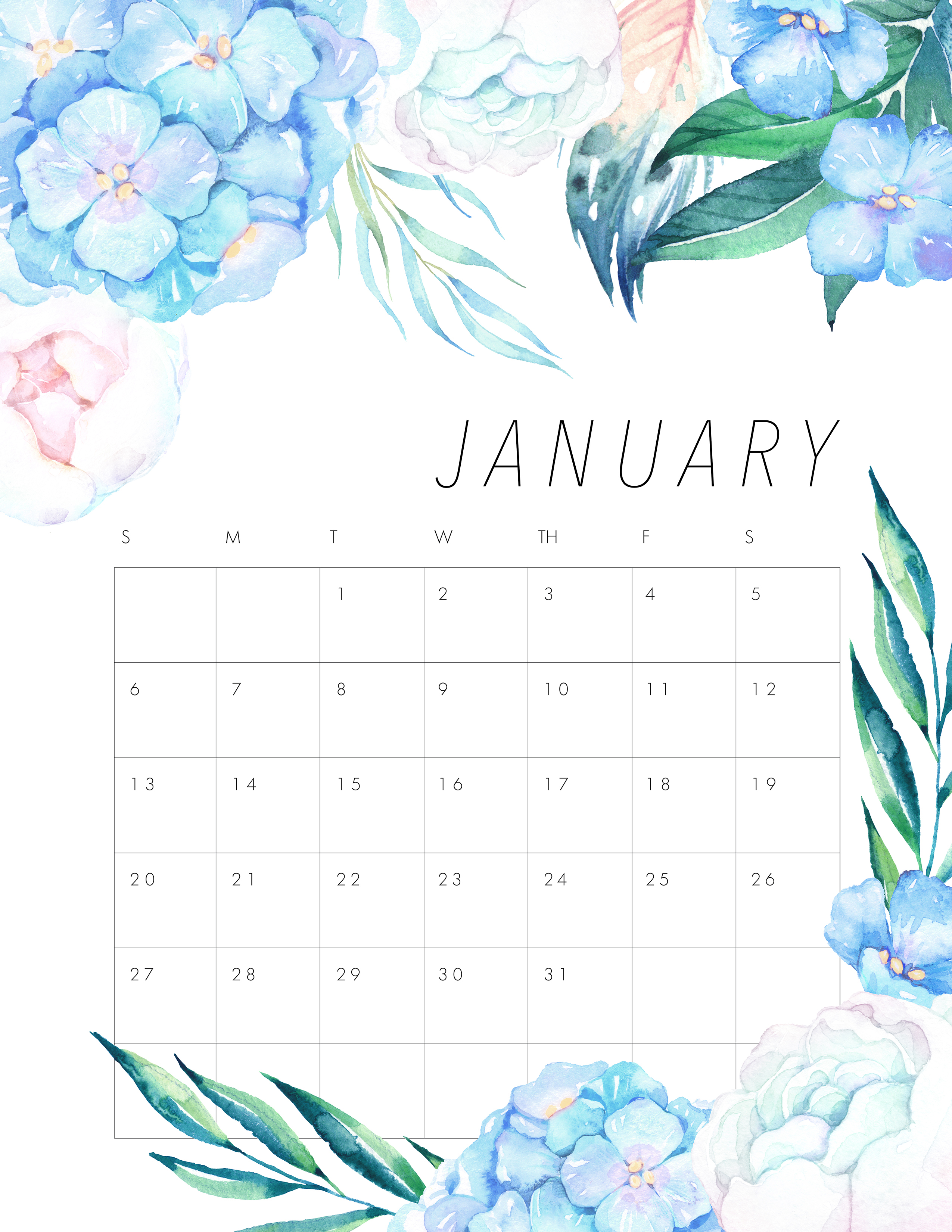 Image result for january 2019 calendar