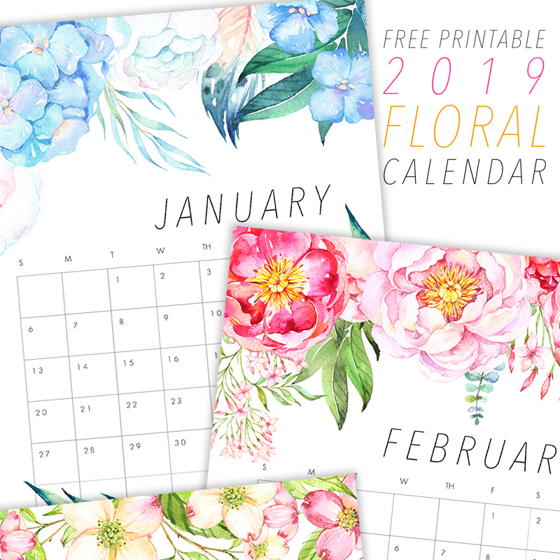 Cieszymy siÄ dzisiaj, Å¼e moÅ¼emy wprowadziÄ kolejny darmowy kalendarz 2019 do druku! DziÅ mamy bezpÅatny kalendarz kwiatowy 2019 do druku, ktÃ³ry mamy nadziejÄ, Å¼e kochasz!