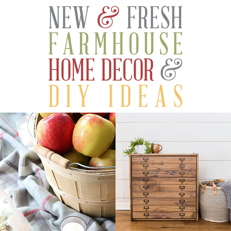 Farmhouse Decor DIY Ideas Fresh from the most fabulous Farmhouse Blog! Come and see what is happening in the Farmhouse Blogosphere!