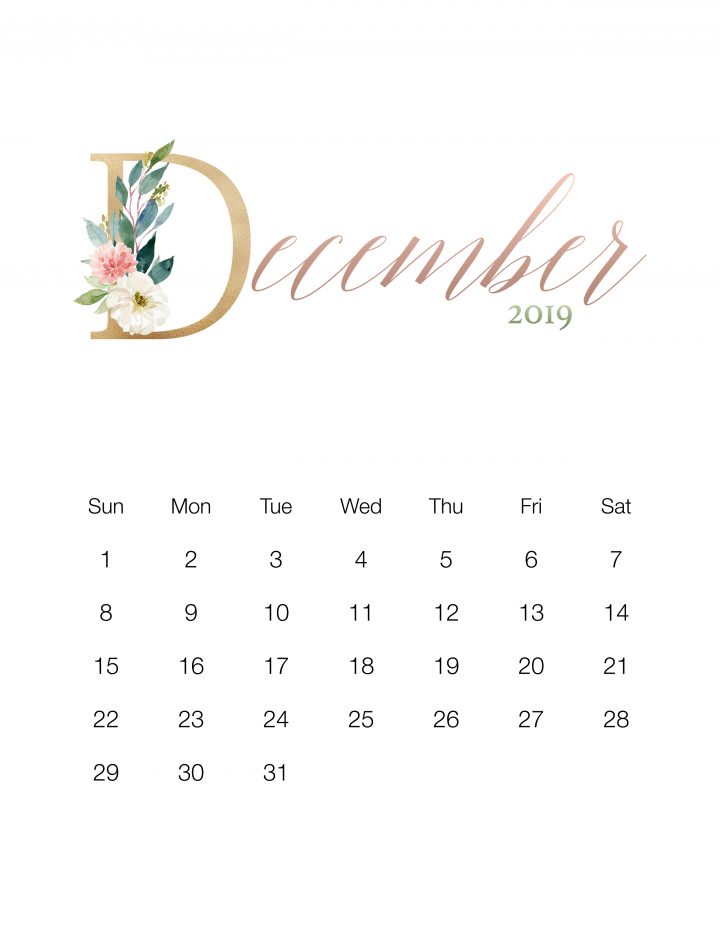 Come on in and snatch up your Pretty Floral Free Printable 2019 Calendar. This one is simple yet oh so pretty ... sure hope you enjoy!