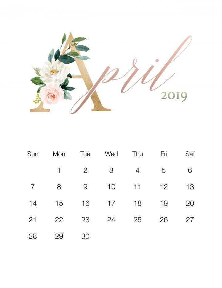 Come on in and snatch up your Pretty Floral Free Printable 2019 Calendar. This one is simple yet oh so pretty ... sure hope you enjoy!