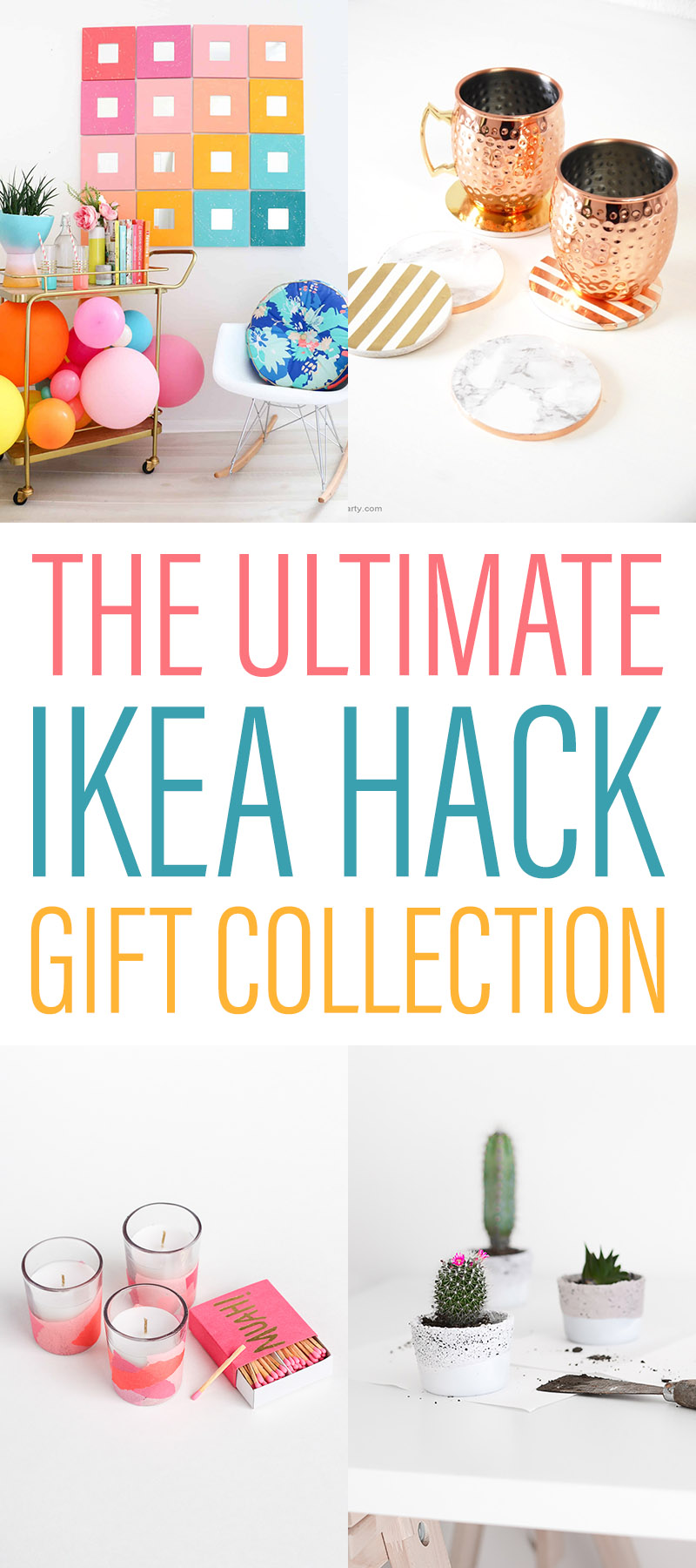 The Ultimate IKEA Hack Gift Collection is waiting for you! You will find a whole bunch of fabulous IKEA Hacks that make the perfect gift! Budget Friendsly!