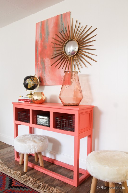 The Color of 2019 Pantone Living Coral used in Home Decor The Cottage Market