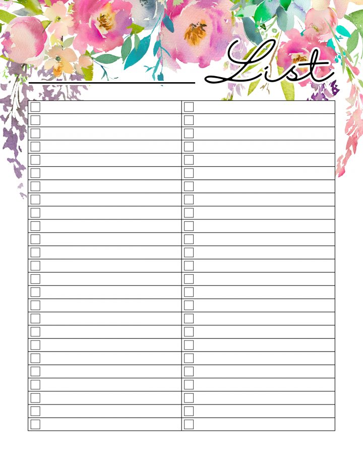 The Best 2019 Free Printable Planner to Organize Your Life ...