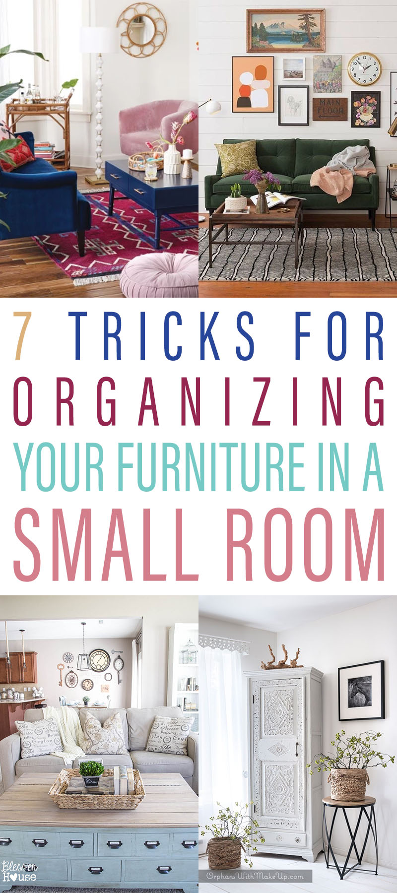 furniture for small living room on 7 Tricks For Organizing Your Furniture In A Small Living Room The Cottage Market