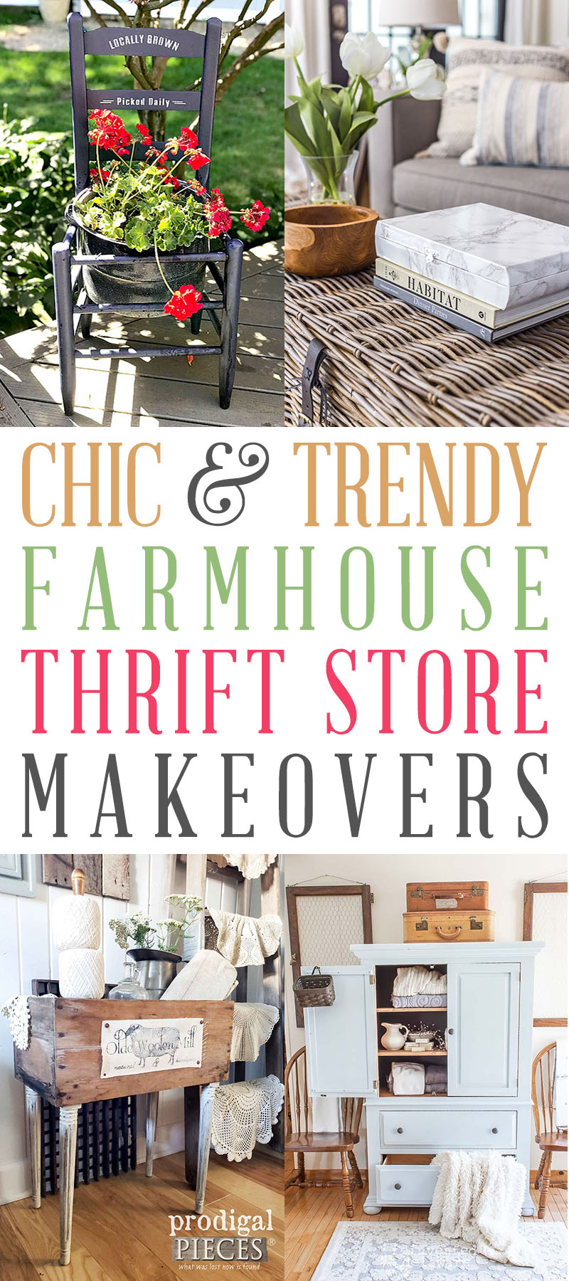 Chic And Trendy Farmhouse Thrift Store Makeovers The Cottage Market