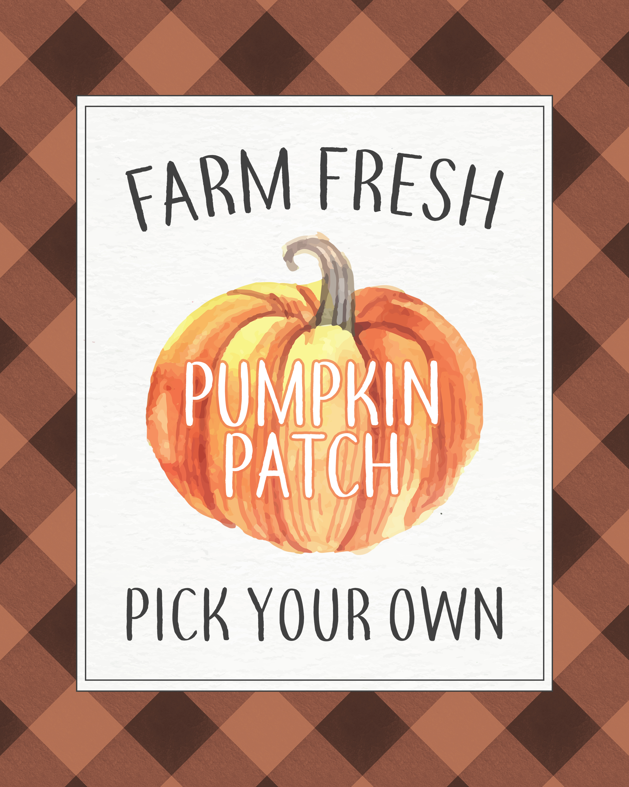 Fresh Free Printable Farmhouse Pumpkin Patch Sign The Cottage Market