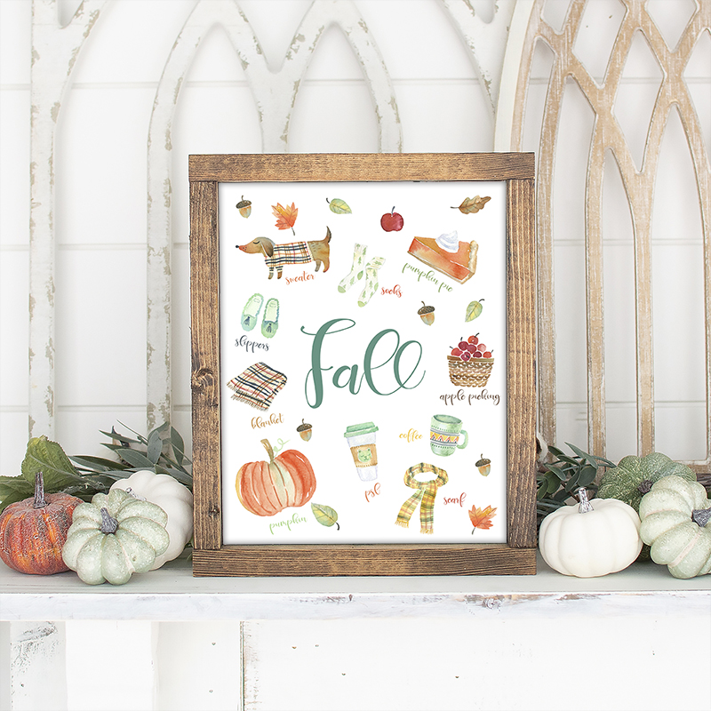 Do you know what your Fall Home Decor needs?  This Free Printable Farmhouse Fall Sampler Wall Art!  It will perk up your space and make everyone smile!