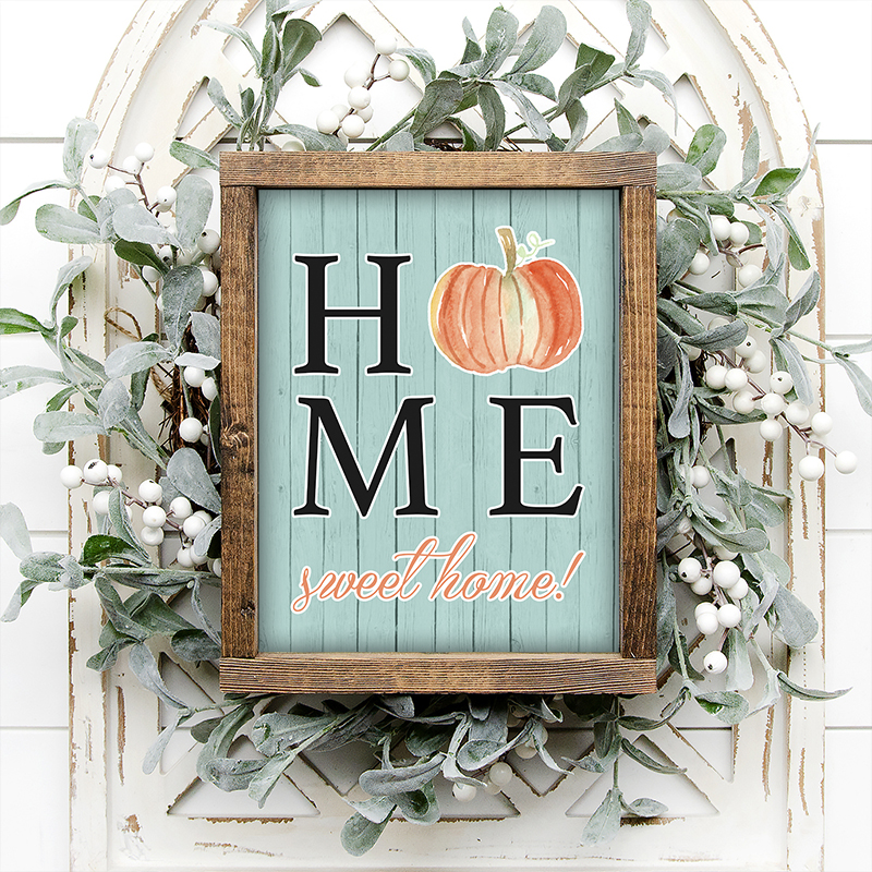 This beautiful piece of Free Printable Fall Wall Art will bring a ton of Autumn charm into your Home Sweet Home. You can also share your Free Printable Fall Wall Art with your friends and family!