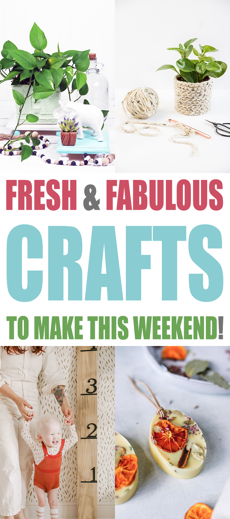 It’s time for some Fresh and Fabulous  DIY Crafts To Make This Weekend.  Come and check out some brand new crafts that are hot off the presses!