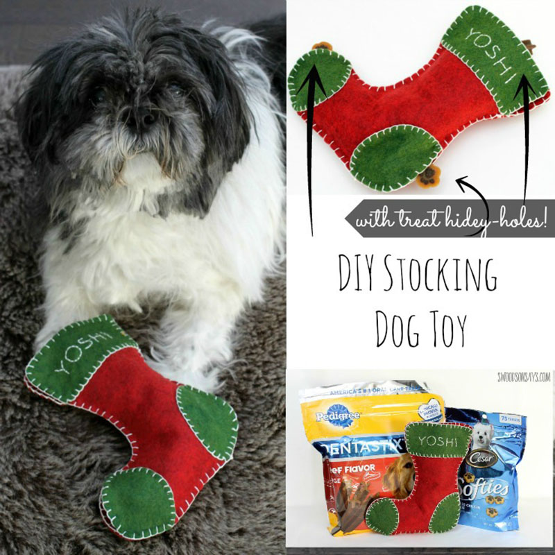 Check out these DIY Pet Gifts Your Furbaby Will Love!  You will be surprised how easy these are to make and how much your pets will adore playing with them.