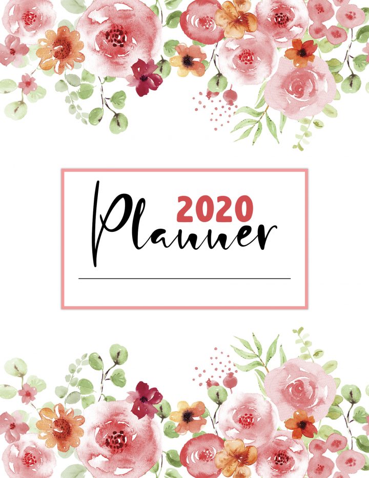 This Pretty in Pink Free Printable 2020 Personal Planner is waiting to get you totally organized this year!  Filled with 50 pages + from Daily Planner to Weekly Planner to Budgeting to Pet Care to Menu Planning and so much more!