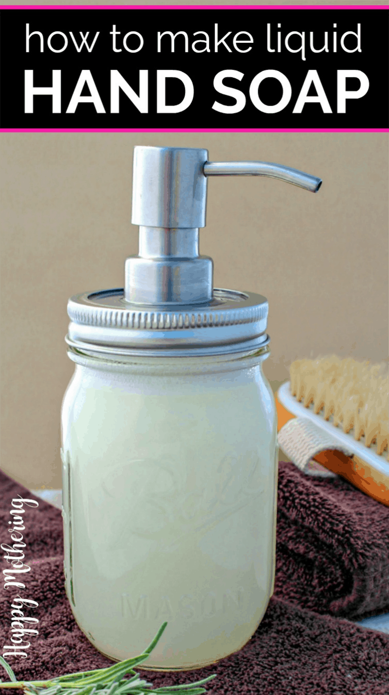 These DIY Liquid Hand Soaps & Hand Sanitizers that will help you and your whole family keep your hands sparkling clean and germ free!  