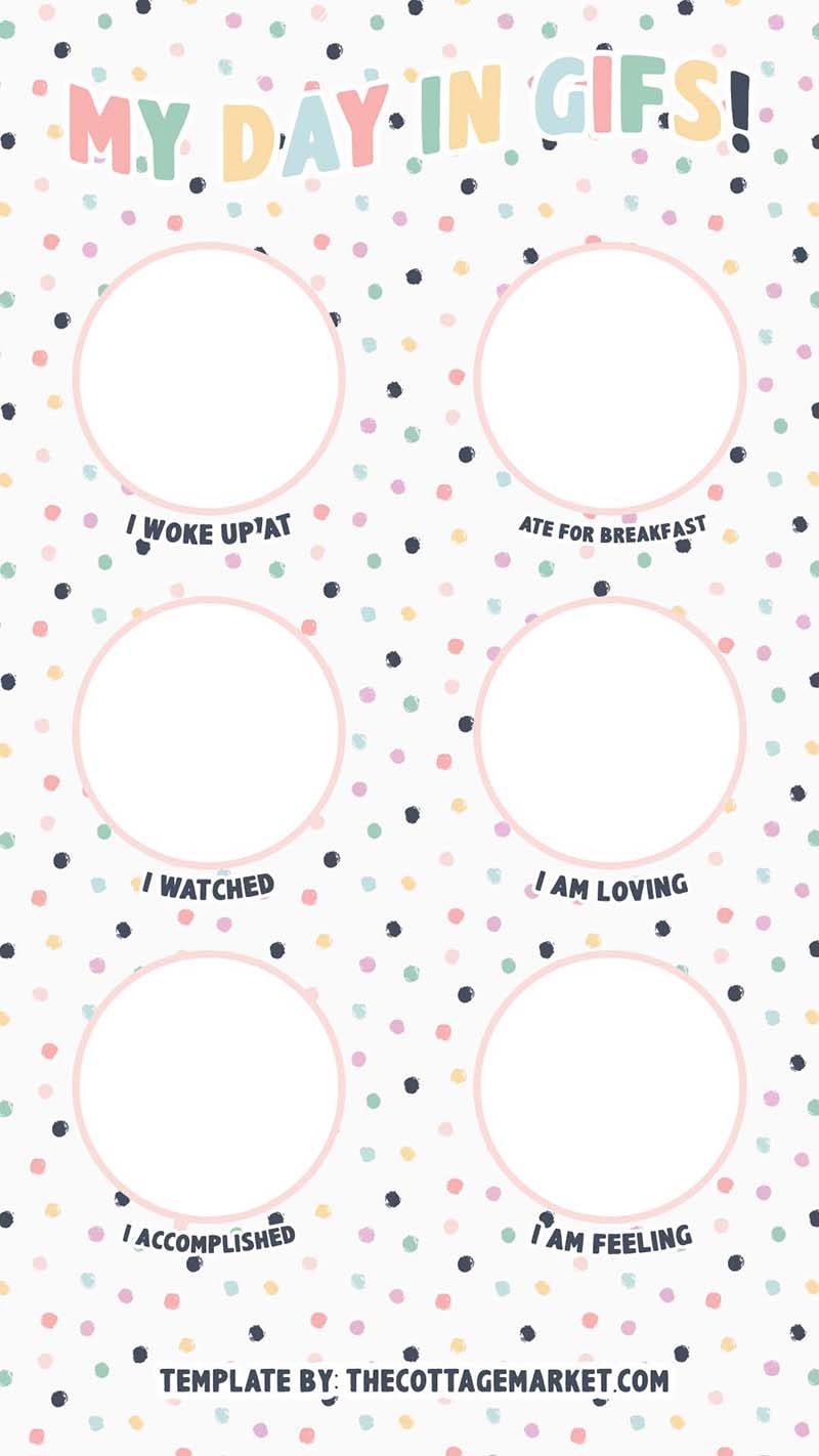 These Free Instagram Stories Templates are a great way to stay in touch with your friends and family, while having a little bit of fun along the way!