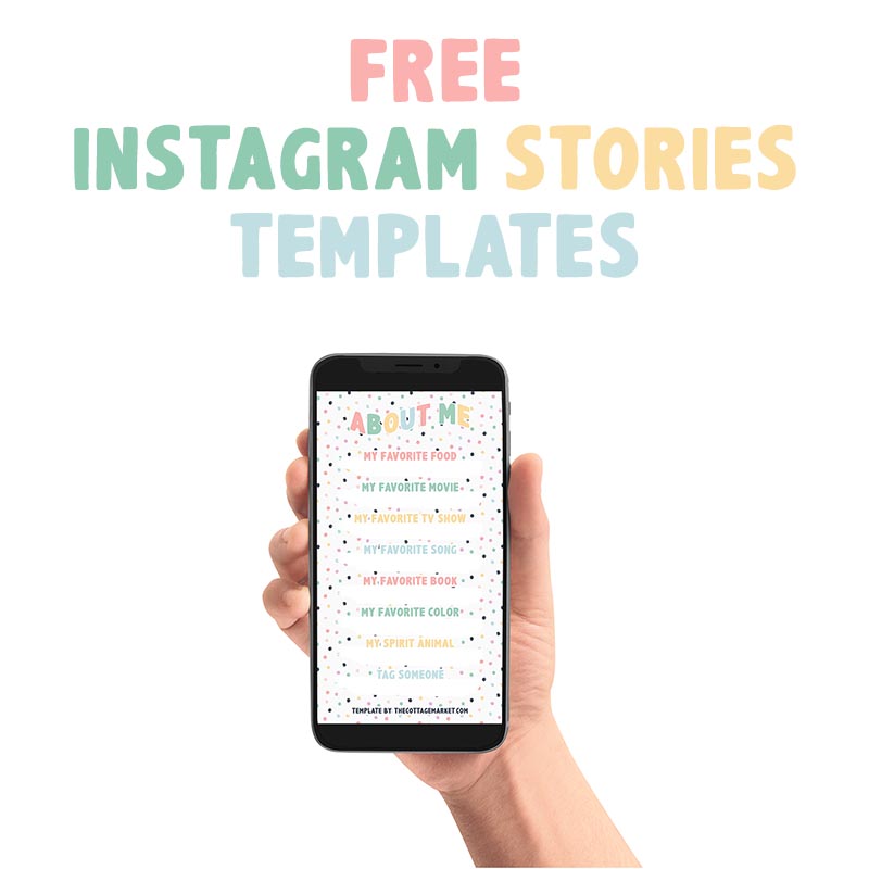 These Free Instagram Stories Templates are a great way to stay in touch with your friends and family, while having a little bit of fun along the way!