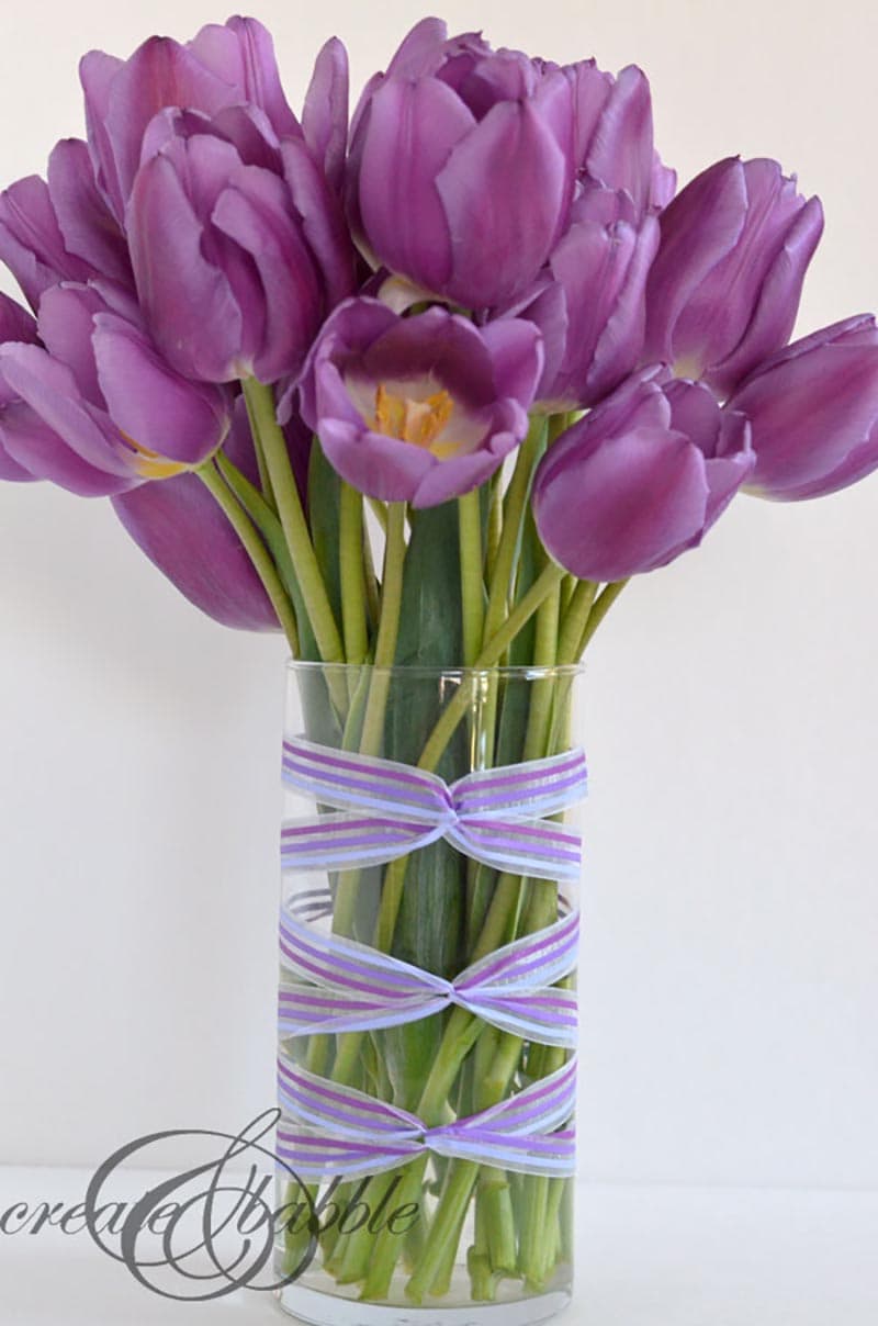 This collection has The Absolute Best Dollar Store DIY Glass Vases ever!  Each one is prettier than the other and all are quick and easy to create